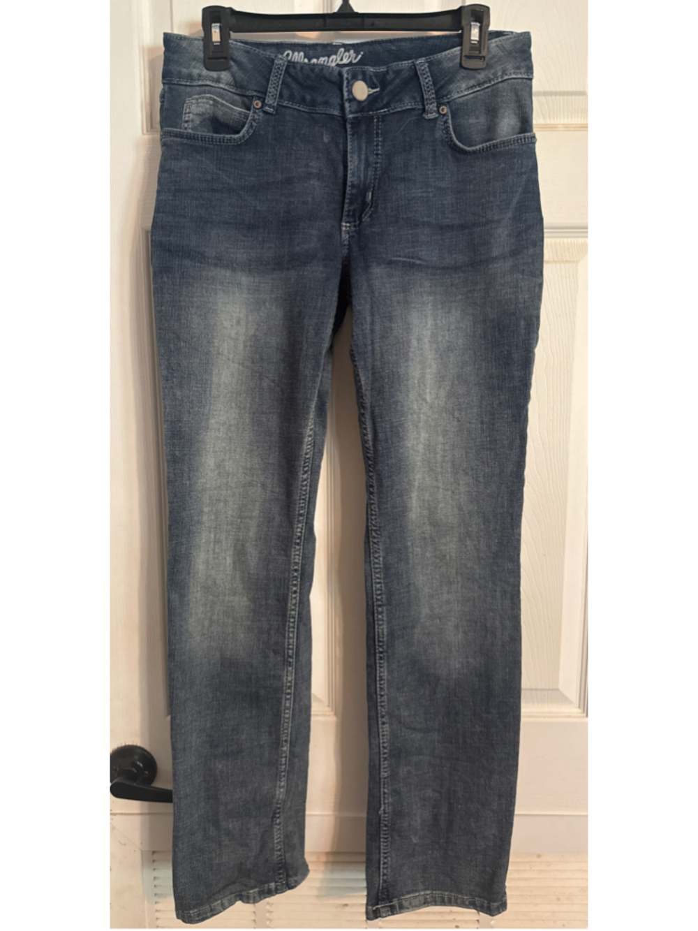 Wrangler Women's Straight Leg Jeans Blue Size 9